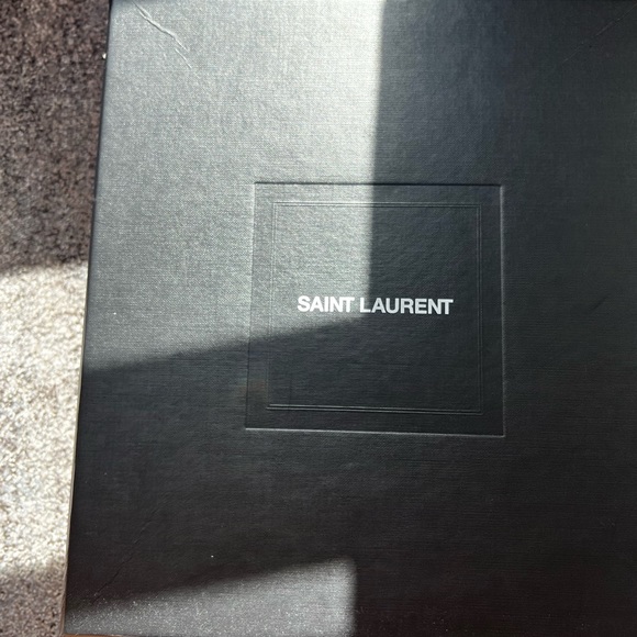 Saint Laurent Black Nappa Opyum
110mm Matte Ysl Sandals Size EU 39 - Picture 6 of 13